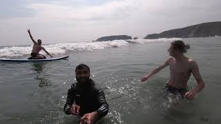 Lost in the Tide Paddle Boarding Adventure at Marloes Sand Beach Pembrokeshire paddleboarding [upl. by Naima]