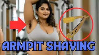 Underarm Shaving amp Whitening Arm Pit Shaving Armpit Care vlog [upl. by Ly]