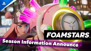 Foamstars  Season Information Announce Trailer  PS5 amp PS4 Games [upl. by Mchale]