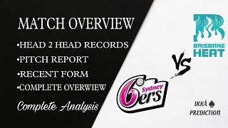 Brisbane Heat W Vs Sydney Sixers W 40th T20 Match Overview cricket womensmatch [upl. by Demetris]