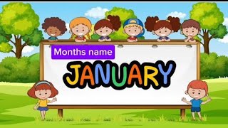 January February and March Mahina PoemHindi RhymesNursery rhymesKids TV A to Z [upl. by Sices]