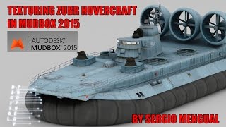 Texturing a ZUBR Hovercraft in Mudbox 2015 [upl. by Marshal843]