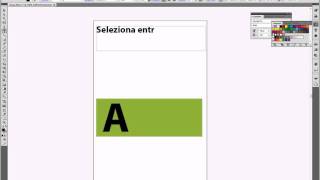 Illustrator CS5  bucare una sagoma con 2 lettere A [upl. by Leugar]