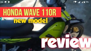 Honda wave 110r new model 2018 complete review [upl. by Otreblasiul]