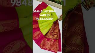 PURE KUPPADAM PATTU SAREES MAHALAKSHMI SAREES PRAKASH NAGAR NARASARAOPET 9848302801 [upl. by Favian]