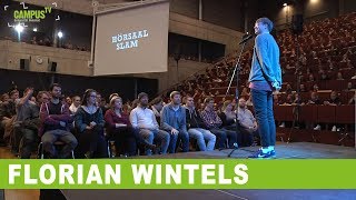 Florian Wintels  Gewinner des 13 Bielefelder Hörsaalslams  Campus TV Uni Bielefeld [upl. by Enileoj]