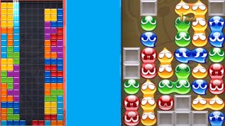 TSpins into 4 Wide VS Puyo Slight Disadvantage [upl. by Bamby601]