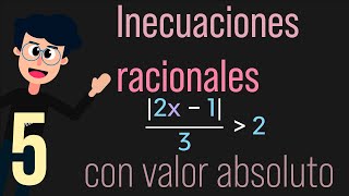 Resolución de desigualdades polinomiales racionales con valor absoluto  🤯🤯 [upl. by Gilletta]