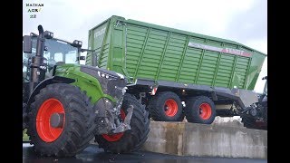 Porte Ouverte Ouest Motoculture 2018  Fendt 1046 Vario [upl. by Arbma]