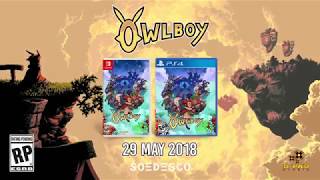 Owlboy PS4 Nintendo Switch Gameplay trailer [upl. by Ettezel742]