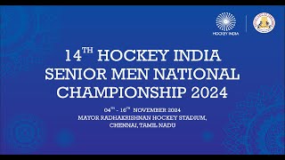 14th HOCKEY INDIA SENIOR MEN NATIONAL CHAMPIONSHIP 2024 MAYOR RADHAKRISHNAN HOCKEY STADIUMCHENNAI [upl. by Revned447]