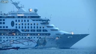 船 SUPERSTAR GEMINI 雙子星號 Cruise ship クルーズ客船 Hong Kong 香港沖 2013FEB [upl. by Rorke122]