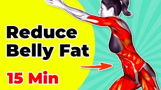 ➜ This 15min Workout Can Help You REDUCE BELLY FAT [upl. by Aneerak978]