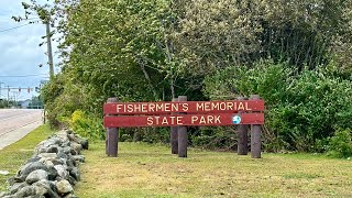 Fishermens Memorial Campground  Narragansett RI amp Galilee Beaches Whale Rock  VLOG 09 [upl. by Nabatse]