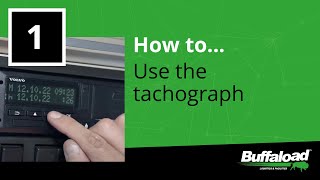 1 How to Use the tachograph [upl. by Greerson]