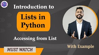 Lec20 Python Lists amp Accessing from List with examples  Python for Beginners [upl. by Airaet]