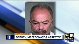 Man arrested for impersonating sheriffs deputy [upl. by Elrak]