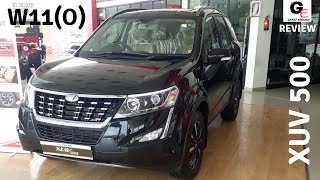 Mahindra XUV 500 W11O  Black  detailed review  features  specs  price [upl. by Merth]