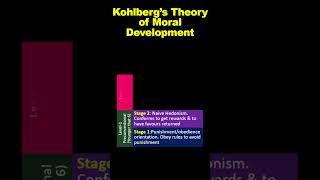 Kohlberg’s Theory of Moral Development ║ shorts [upl. by Yssirc]