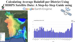 Calculating Average Rainfall per District Using CHIRPS Satellite Data StepbyStep Guide using GEE [upl. by Ennire278]