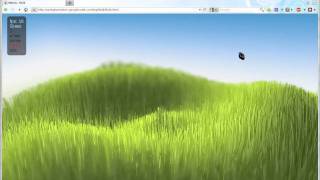 Google WebGL demo fields running in firefox 40 beta 7 for Linux [upl. by Ermina]