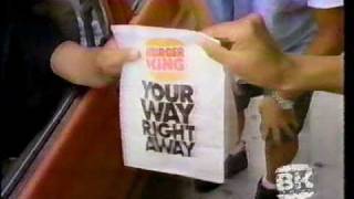 Burger King BK TEE VEE Commerical 1994 [upl. by Bekaj]