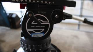 Sachtler Video 20 Head Tripod movement [upl. by Euqinamod]