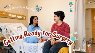 PreSurgery 🩸Vlog Packing 👗Prep 💉and Our Hospital Room🏥 The Night Before Surgery🥺💉💔✨Noora Adhila [upl. by Clement]