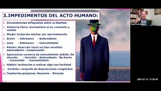 1 QUÉ ES ÉTICA LOS ACTOS HUMANOS ÓSCAR PERDIZ FIGUEROA [upl. by Lancey339]