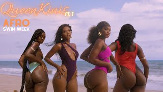 Queenkinis at Sankofa Beach Resort  PT 1  4K  Afro Swim Week 2023 [upl. by Airahcaz]