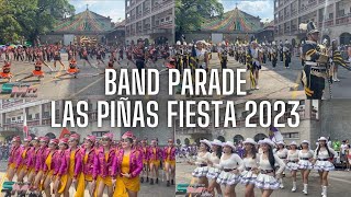 Band Parade  Las Piñas Fiesta 2023  Steven Mateo TV [upl. by Silma862]