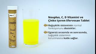 Nouplus CD Vitamini ve Ã‡inko Ä°Ã§eren 20 Efervesan Tablet [upl. by Livi131]