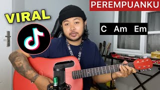 VIRAL TIKTOK Lagu Terbaru Buat Baperin Cewek Perempuanku  Irwansyah Tutorial Gitar [upl. by Elocaj821]