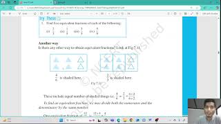 How to know if two fractions are equivalent  Grade 6th Maths [upl. by Siuol692]