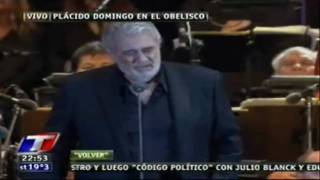 PLACIDO DOMINGO en BUENOS AIRES TANGOS HQ [upl. by Maiah434]