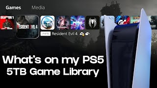 Whats on my PS5 in 2024  5TB ENTIRE Game Library [upl. by Doykos335]