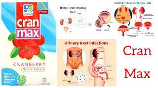 Cran max Cranberry Sachet uses in Urdu Hindi [upl. by Duile]