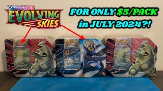 The CHEAPEST way YOU can still get EVOLVING SKIES PACKS in JULY 2024 pokemon card opening [upl. by Mady71]