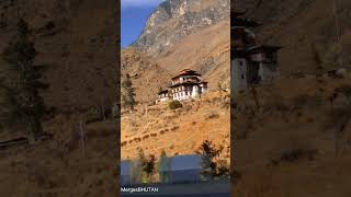 Tamchog Lhakhang Scenery  Bhutan  bhutan tamchhog buddhism paro scenery mergesbhutan [upl. by Aicileb]