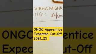 ONGC Apprentice Expected Cut Off 2024  ONGC Apprentice Cut off Analysis 2024 shorts [upl. by Dario]