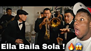 Black Guy Reacts To Ella Baila Sola  Video Oficial  Eslabon Armado y Peso Pluma [upl. by Enneibaf]