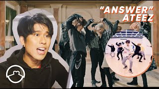 Performer React to Ateez quotAnswerquot Dance Practice  MV [upl. by Lebasile]