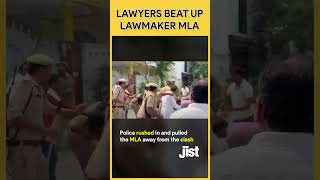 Lawyer Slaps BJP MLA in Lakhimpur  Jist [upl. by Lan]