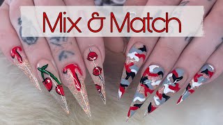 Watch Me Work Camo amp Candy Nail Art [upl. by Alatea]