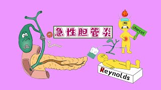 医学记忆漫画 急性梗阻性化脓性胆管炎 →过目不忘Charcot三联征Reynolds五联征！ [upl. by Aniroc]