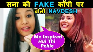 Navdeesh Kaur Reaction On Being Called COPY Of Shehnaz Gill [upl. by Bondon]