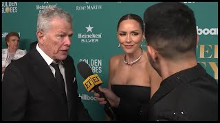 Katharine McPhee Foster amp David Foster • About their drumming 2 year old Rennie  ET [upl. by James605]