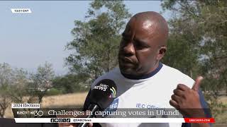 2024 Elections  Challenges in capturing votes in Ulundi KZN [upl. by Immak]