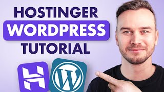 Hostinger Wordpress Tutorial 2024  Step by Step [upl. by Ytirev9]