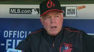 Buck Showalter addresses media ahead of OriolesRangers [upl. by Nodal675]